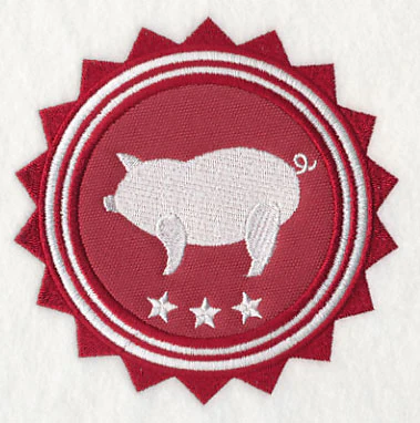 Pig Stamp (Applique) - Image 4