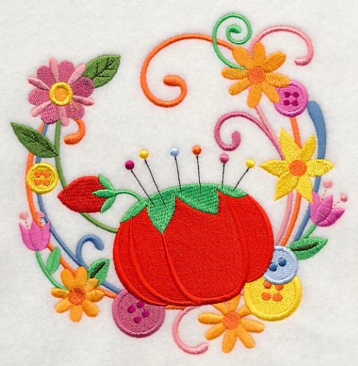 Pincushion & Petals Wreath - Image 2