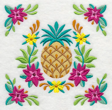 Pineapple and Flower Frame - Image 4