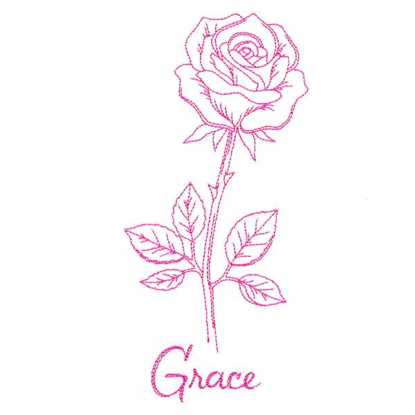 Pink Rose of Grace (Vintage) - Image 3