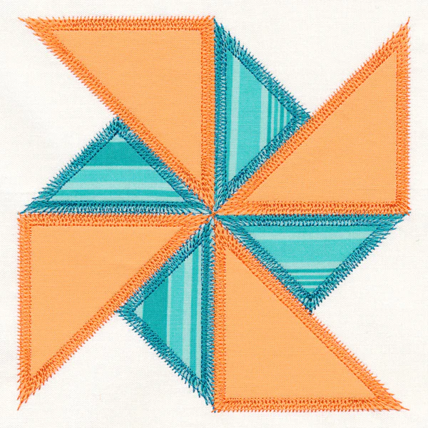 Pinwheel Quilt Block (In-the-Hoop) - Image 2