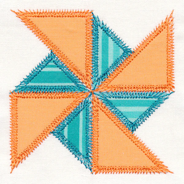 Pinwheel Quilt Block (In-the-Hoop) - Image 6