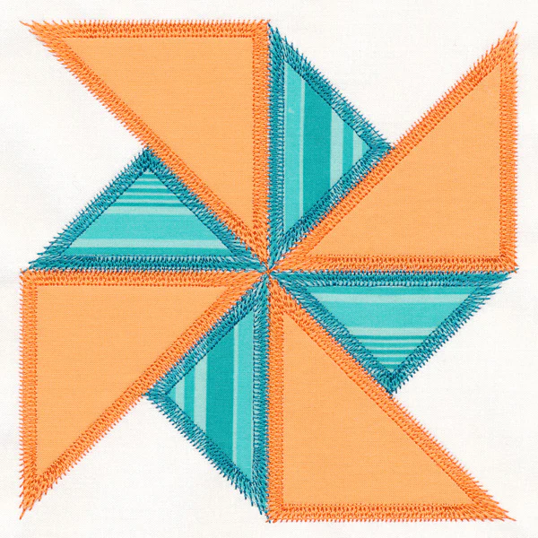 Pinwheel Quilt Block (In-the-Hoop) - Image 7