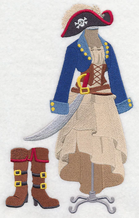 Pirate Costume Dress Form - Image 2