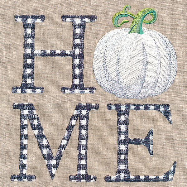 Plaid Home with Pumpkin - Image 7