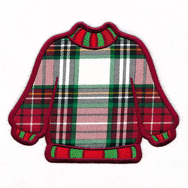 Plain Ugly Christmas Sweater (Applique)