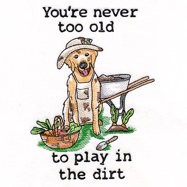 Play in the Dirt Golden Retriever - Image 2