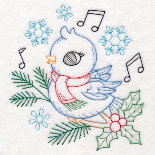 Playful Christmas Bird (Vintage) - Image 11