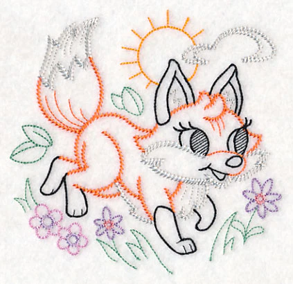 Playful Fox (Vintage) - Image 3