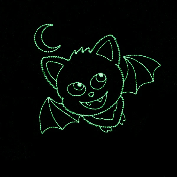 Playful Halloween Glow - Bat (Vintage) - Image 6