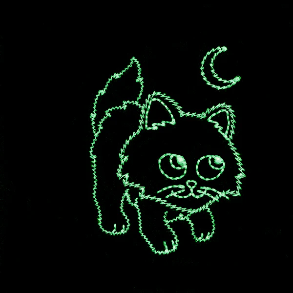Playful Halloween Glow - Cat (Vintage) - Image 10