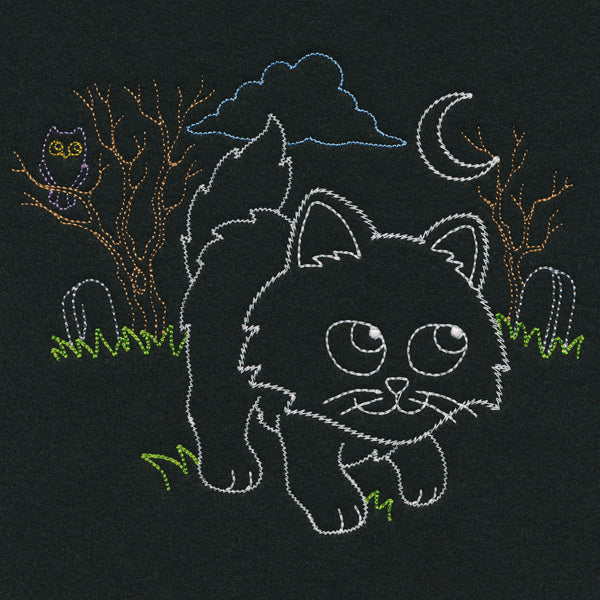 Playful Halloween Glow - Cat (Vintage) - Image 3