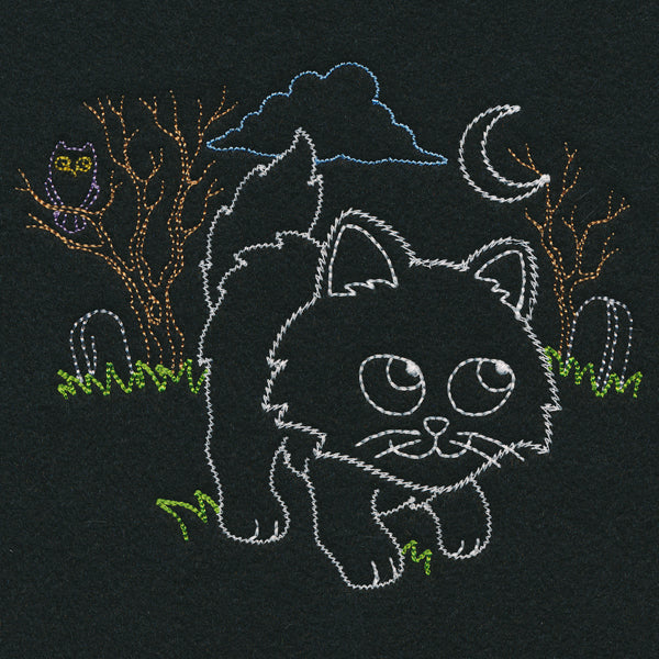 Playful Halloween Glow - Cat (Vintage) - Image 5