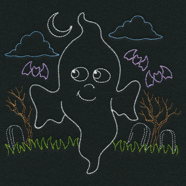 Playful Halloween Glow - Ghost (Vintage) - Image 3