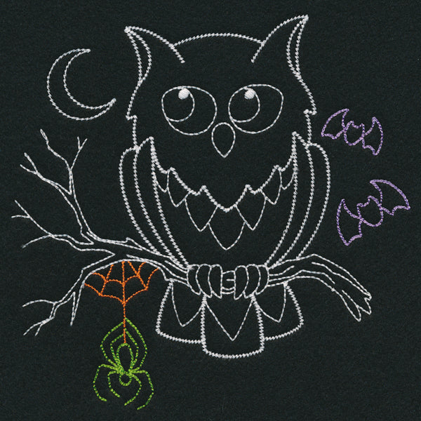 Playful Halloween Glow - Owl (Vintage) - Image 3