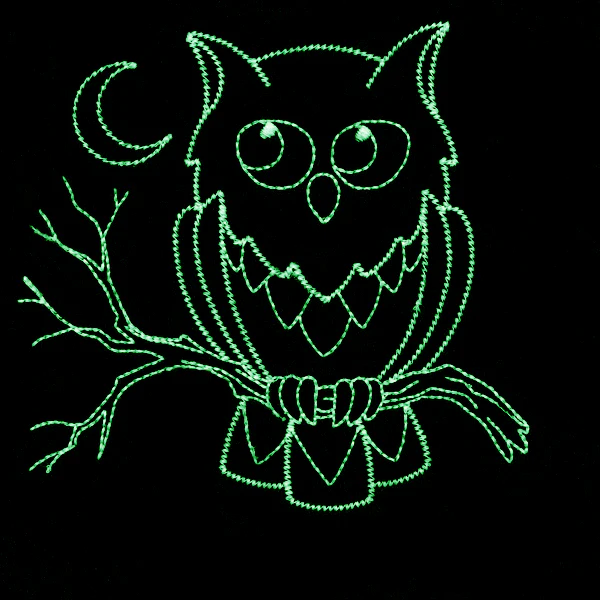 Playful Halloween Glow - Owl (Vintage) - Image 6