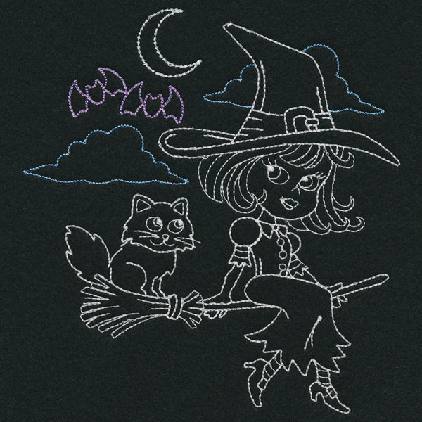 Playful Halloween Glow - Witch (Vintage) - Image 3