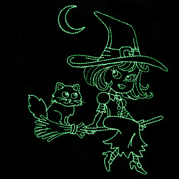 Playful Halloween Glow - Witch (Vintage) - Image 6