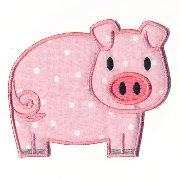 Playful Pig Trivet (In-the-Hoop) - Image 3