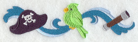 Playful Pirate Border - Image 2