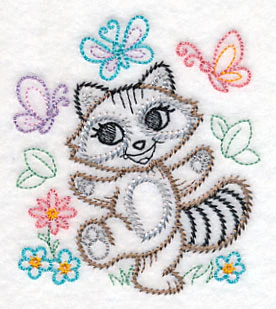Playful Raccoon (Vintage) - Image 5