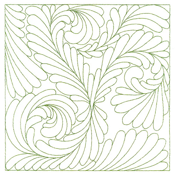 Playful Textures Quilting - Dancing Feathers (Double Run) - Image 16