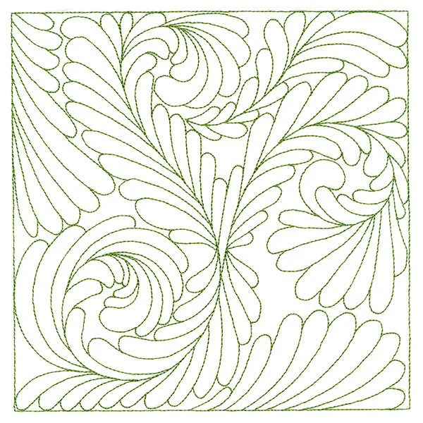 Playful Textures Quilting - Dancing Feathers (Double Run) - Image 4