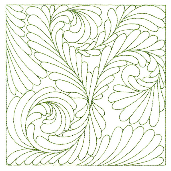 Playful Textures Quilting - Dancing Feathers (Double Run) - Image 7