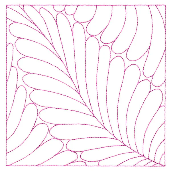 Playful Textures Quilting - Feathers (Double Run) - Image 12