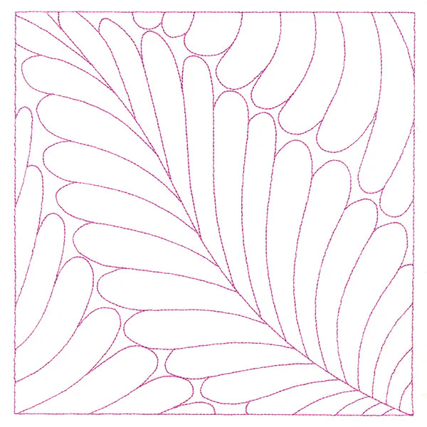 Playful Textures Quilting - Feathers (Double Run) - Image 18