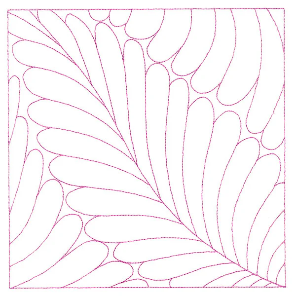 Playful Textures Quilting - Feathers (Double Run) - Image 6