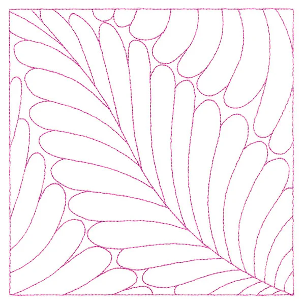 Playful Textures Quilting - Feathers (Double Run) - Image 9