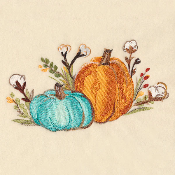 Plentiful Pumpkins in Watercolor - Image 2