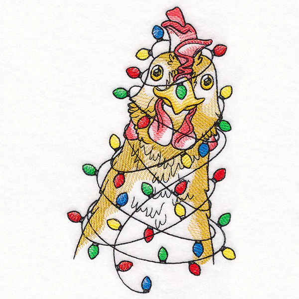 Plucky Christmas Lights Chicken - Image 4