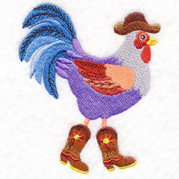 Plucky Cowboy Chicken in Boots - Image 7