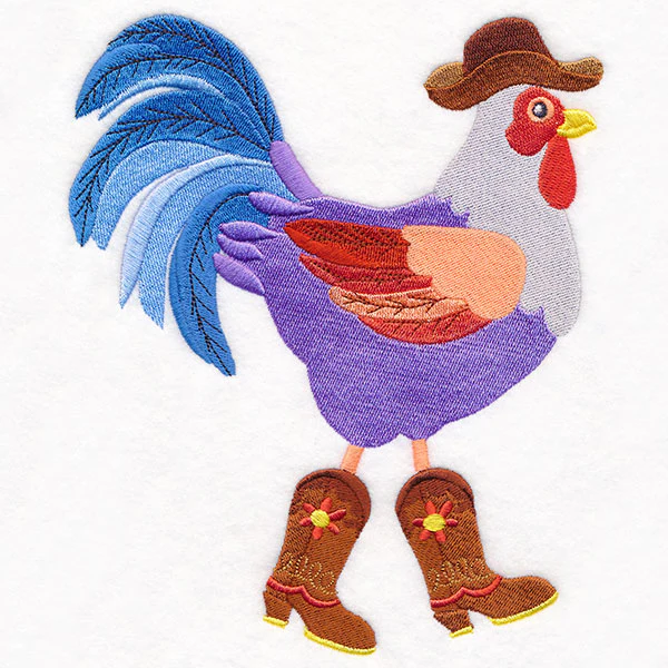 Plucky Cowboy Chicken in Boots - Image 9