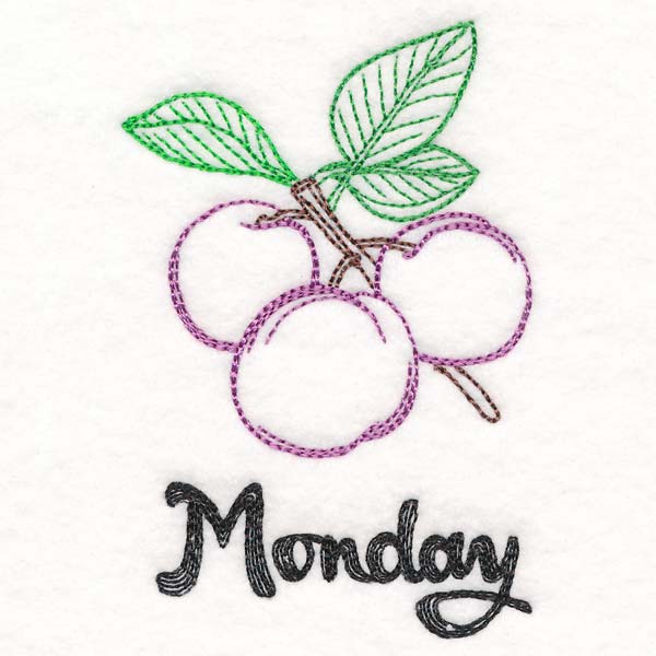 Plums on Monday (Vintage) - Image 2