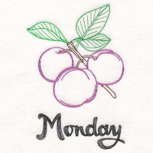 Plums on Monday (Vintage) - Image 3