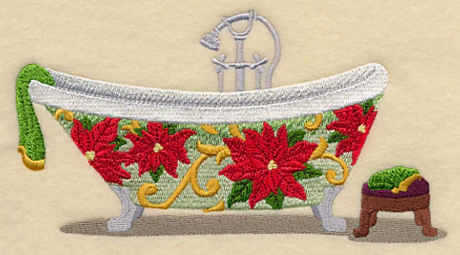 Poinsettia Bathtub - Image 3