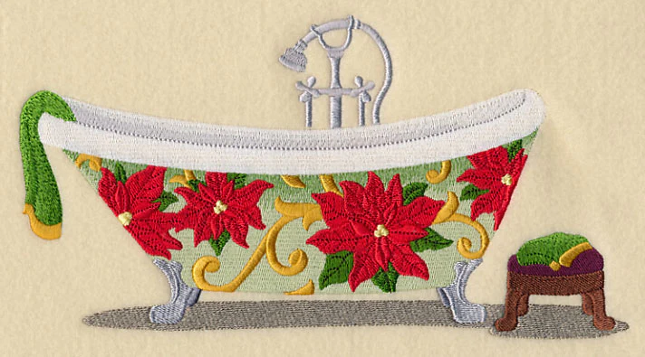 Poinsettia Bathtub - Image 4