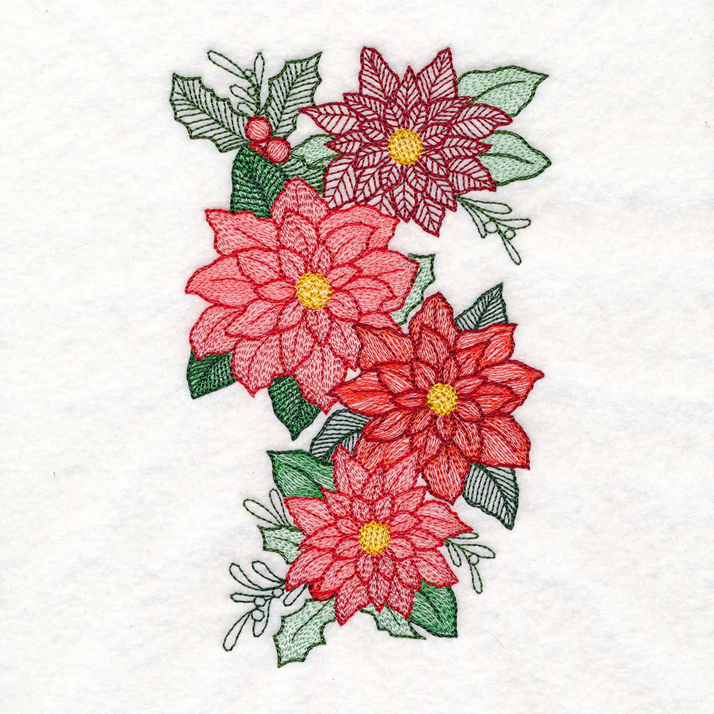 Poinsettia Bouquet Cascade - Image 6