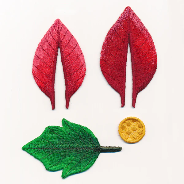 Poinsettia in 3D (In-the-Hoop) - Image 2