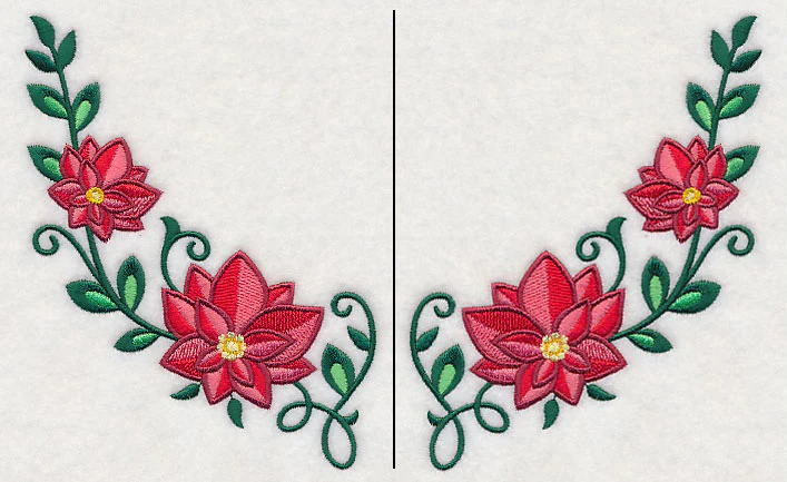 Poinsettia Neckline (Crewneck) (Split) - Image 4