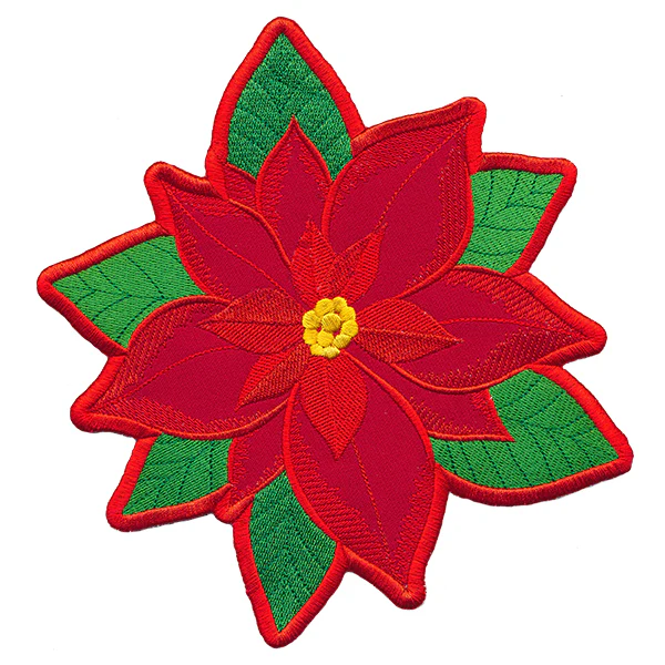 Poinsettia Pillow Wrap (In-the-Hoop) - Image 2