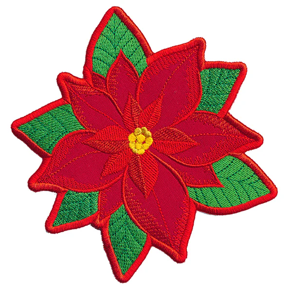 Poinsettia Pillow Wrap (In-the-Hoop) - Image 6