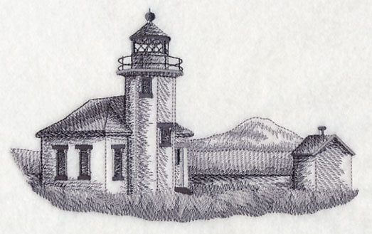 Point Robinson Lighthouse Sketch (Washington) - Image 4