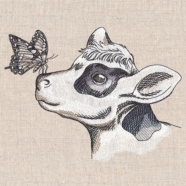 Poised Monarch & Cow - Image 3
