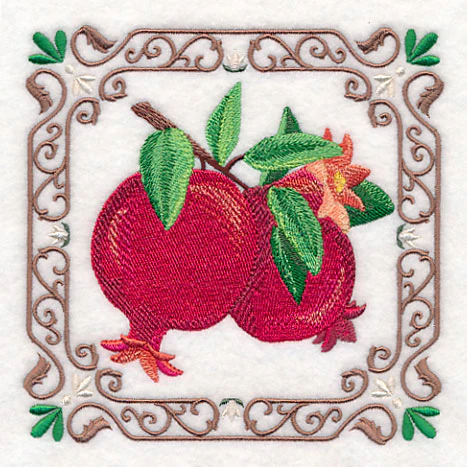 Pomegranate Fruit Tile - Image 3