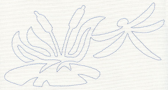 Pond Life Quilting Border (Single Run) - Image 2