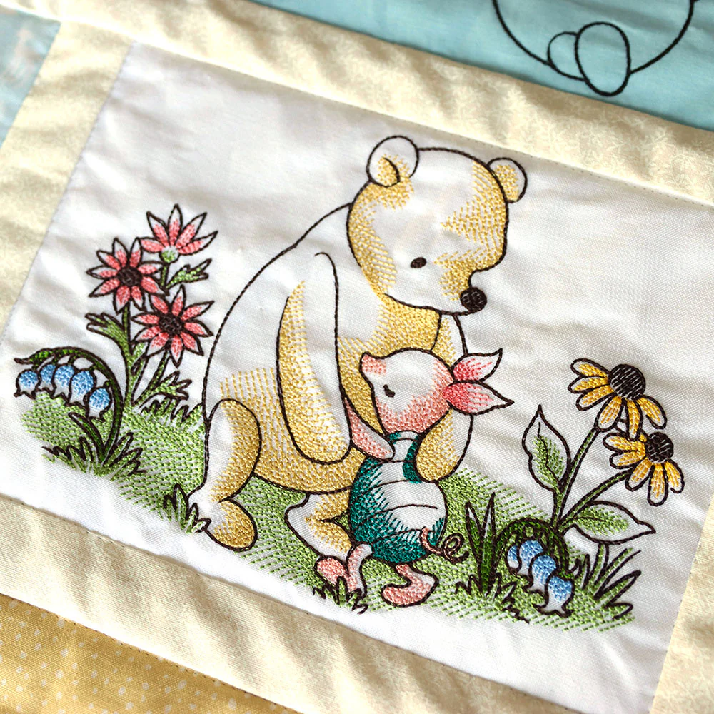 Pooh Bear and Friends Hugging - Image 6